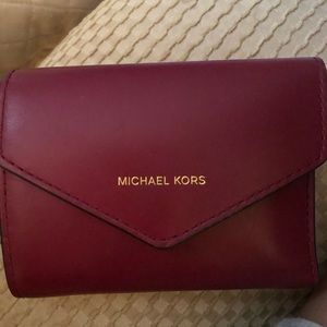 MK leather wallet